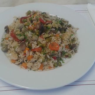 Bikain Jatetxea arroz con verduras